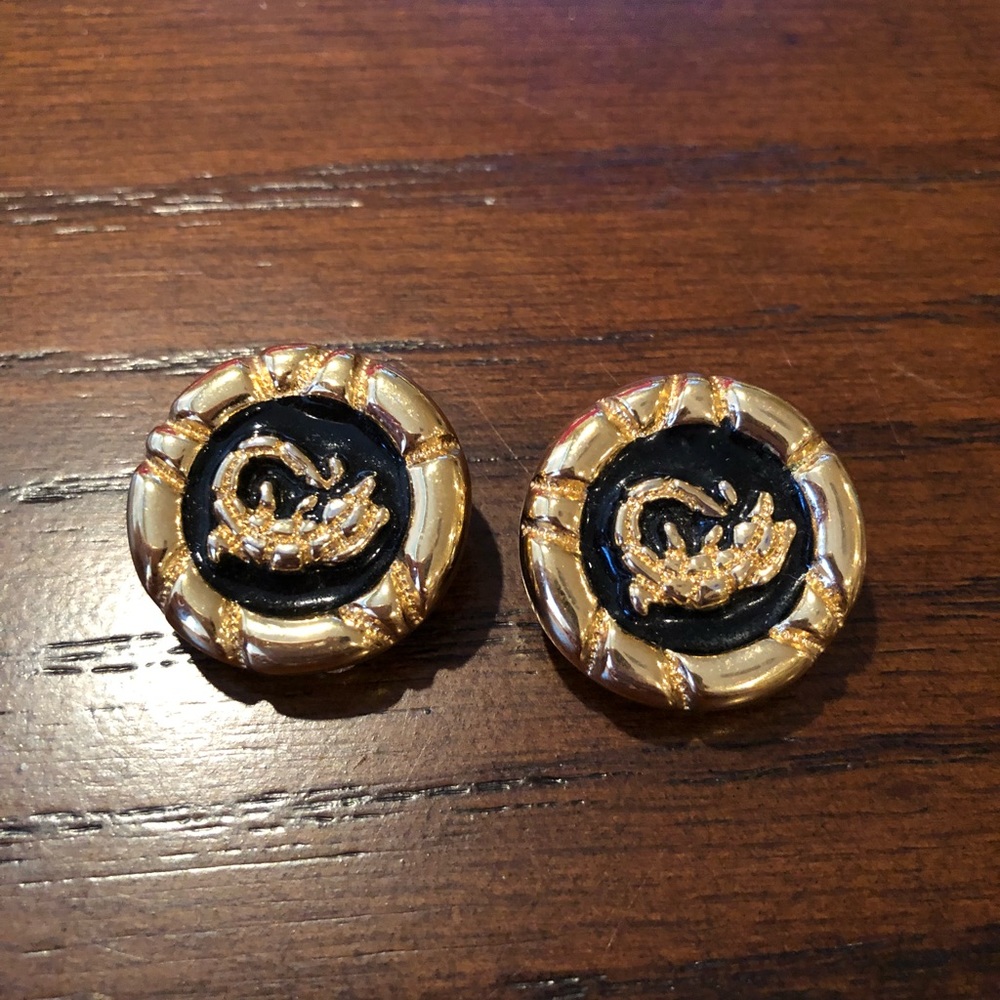 St. John clip on earrings